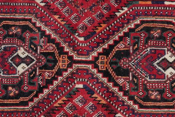 Tappeto a pelo corto Shiraz 2160415 Lana vergine - Rosso / Beige