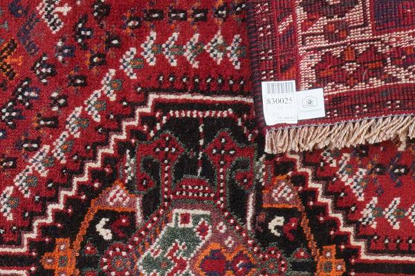 Kurzflorteppich Shiraz 2160846 Schurwolle - Rot / Beige
