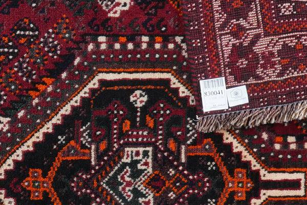 Laagpolig vloerkleed Shiraz 2160862 scheerwol - rood/beige