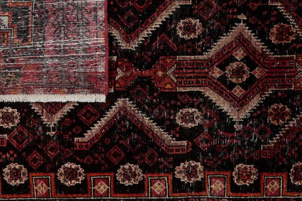 Kurzflorteppich Sabideh 2180090 Schurwolle - Blau / Rot