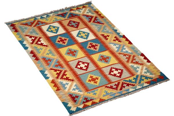 Kurzflorteppich Kelim Gashgai 2178259 Schurwolle - Mehrfarbig