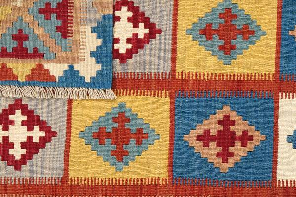 Kurzflorteppich Kelim Gashgai 2178259 Schurwolle - Mehrfarbig
