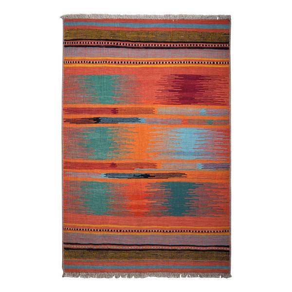 Laagp. vloerkleed Kelim Gashgai 2177064 scheerwol - meerdere kleuren