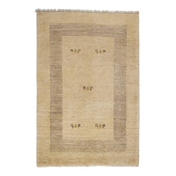 Hochflorteppich Gabbeh Sonnat 2115608 Schurwolle - Beige
