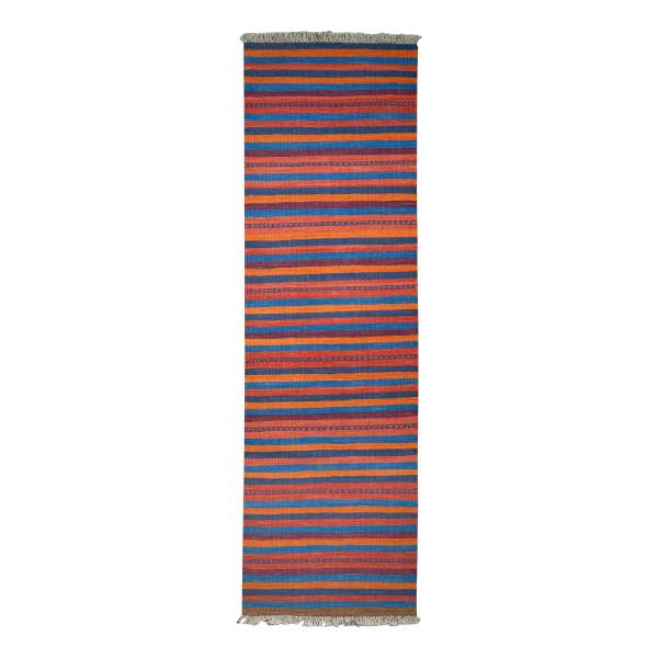 Tappeto pelo corto Kelim Gashgai 2176735 Lana vergine - Multicolore
