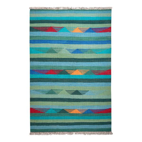 Kurzflorteppich Kelim Gashgai 2176948 Schurwolle - Mehrfarbig