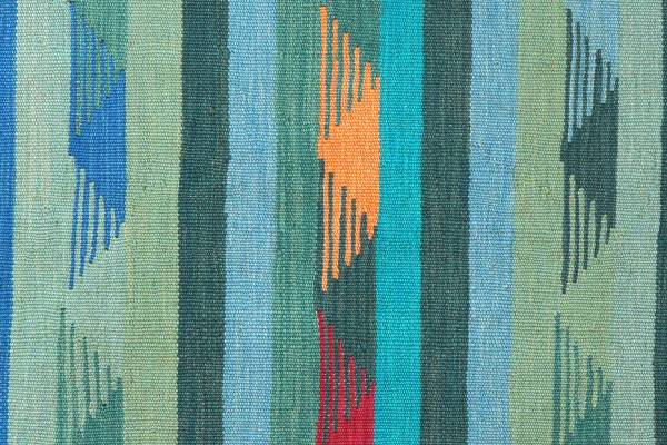 Kurzflorteppich Kelim Gashgai 2176948 Schurwolle - Mehrfarbig