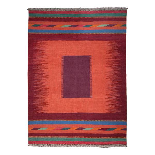 Laagp. vloerkleed Kelim Gashgai 2176858 scheerwol - meerdere kleuren