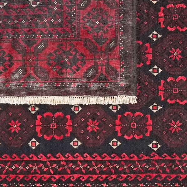 Kurzflorteppich Belutch 2086548 Schurwolle - Blau / Rot