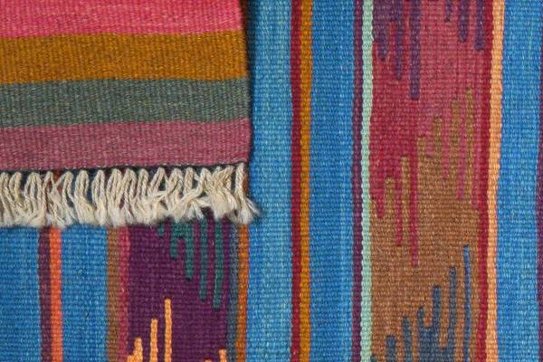 Tapis poils courts Kelim Gashgai 2176809 Laine vierge - Multicolore
