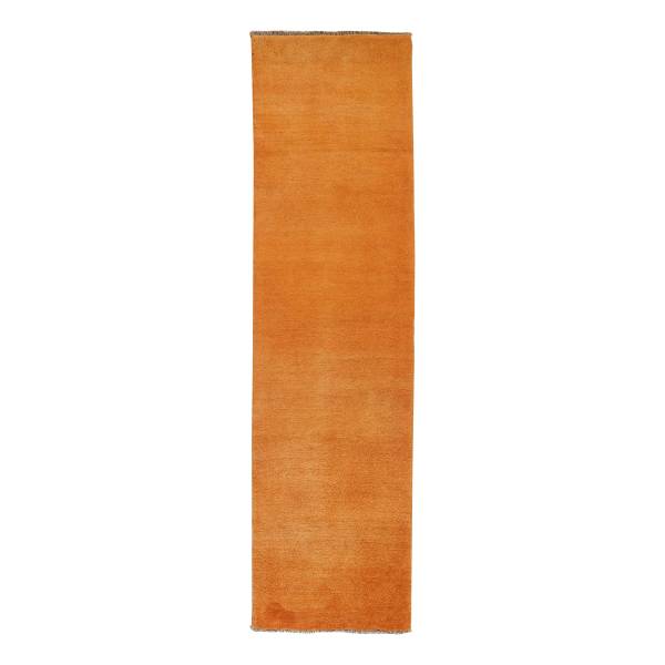 Hoogpolig vloerkleed Gabbeh 1237867 scheerwol - geel