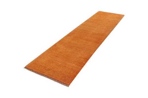 Hoogpolig vloerkleed Gabbeh 1237867 scheerwol - geel