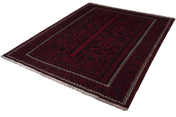 Tappeto a pelo corto Belutch 2177696 Lana vergine - Rosso