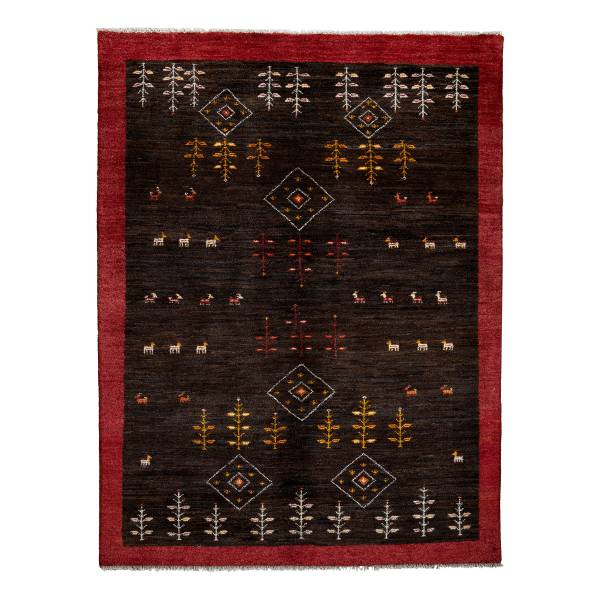 Tappeto pelo lungo Gabbeh Sonnat 2179944 Lana vergine - Multicolore