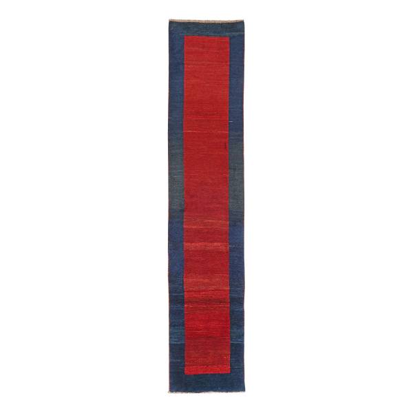 Tappeto a pelo lungo Gabbeh 739813 Lana vergine - Rosso / Blu