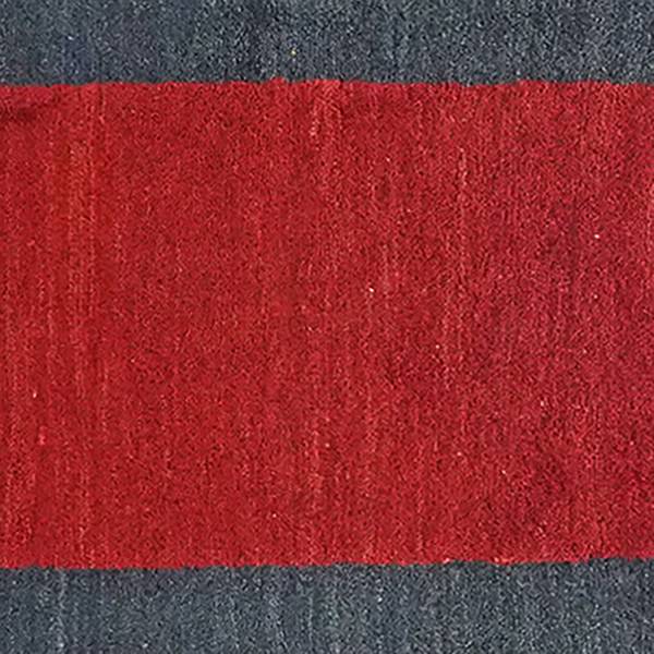 Tappeto a pelo lungo Gabbeh 739813 Lana vergine - Rosso / Blu
