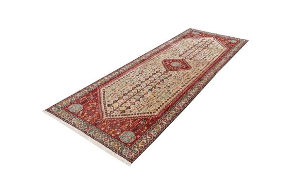 Tapis à poils courts Abadeh 1736474 Laine vierge - Beige