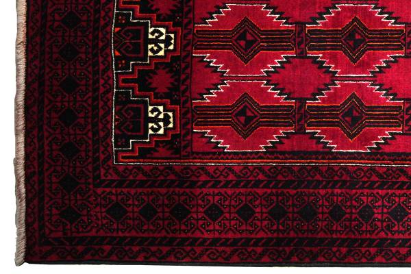 Tappeto a pelo corto Belutch 2177713 Lana vergine - Rosso