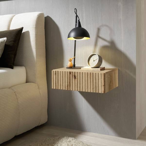 Hänge-Nachtkommode Narella Eiche Artisan Dekor - 1