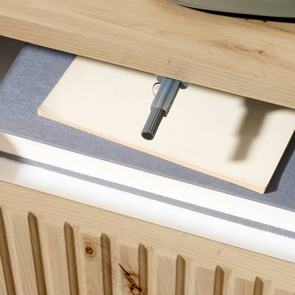 Hänge-Nachtkommode Narella Eiche Artisan Dekor - 1