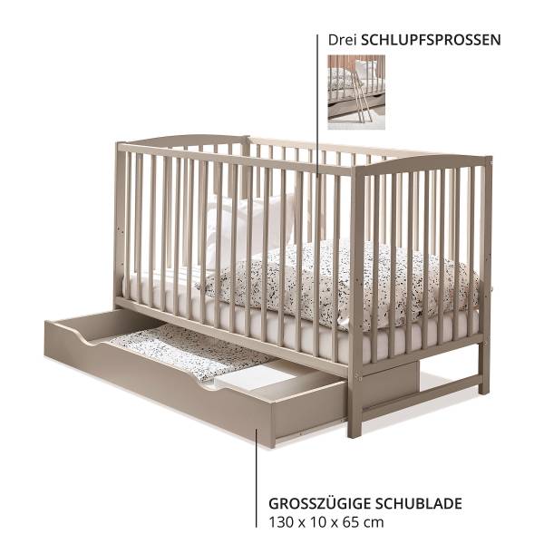 Massives Babybett Lezzi Kaschmir