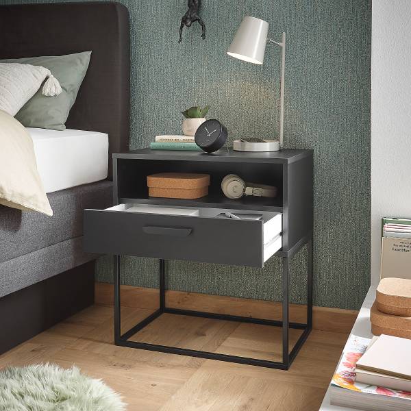 Nachtkommode Galeano Graphit