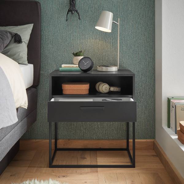 Nachtkommode Galeano Graphit