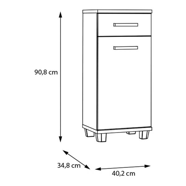 Unterschrank Bagutana Salbei