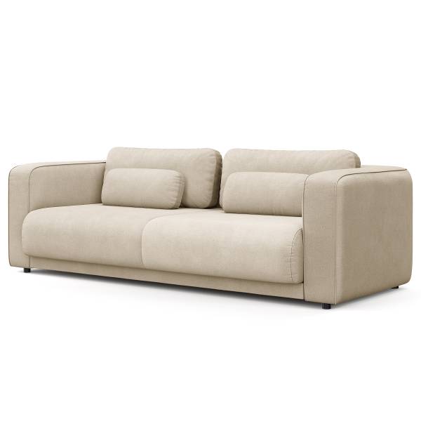3-Sitzer Sofa ONDA Webstoff Liane: Beige