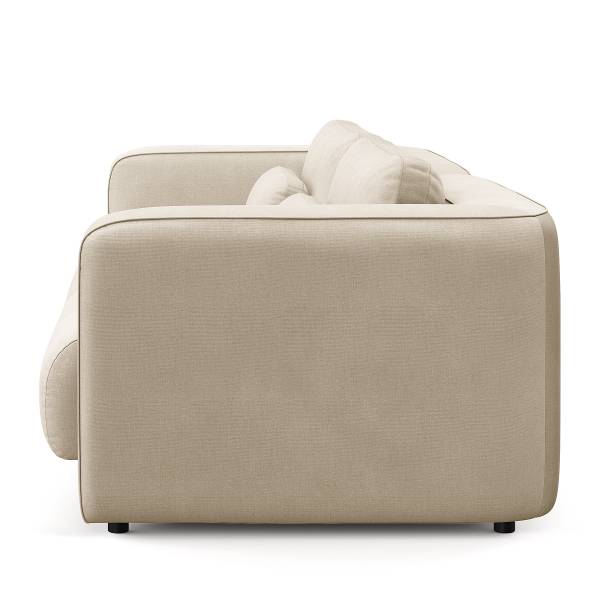 3-Sitzer Sofa ONDA Webstoff Liane: Beige