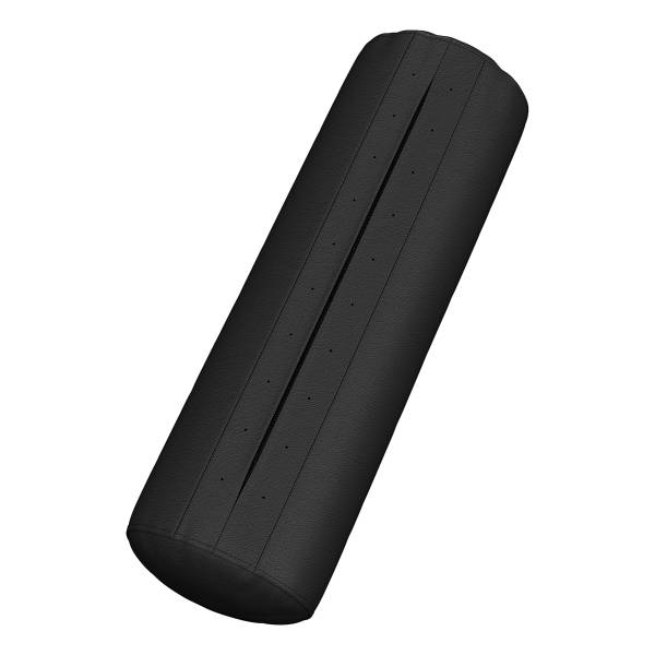 Kussen ONDA set van 2 Leer Omara: zwart