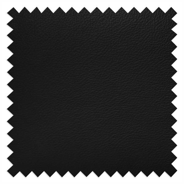 Kussen ONDA set van 2 Leer Omara: zwart