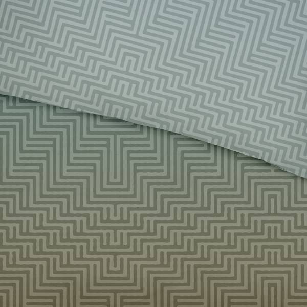 Mako-Satin-Bettwäsche Ebimo Mako-Satin - Petrol - 135 x 200 cm + Kissen 80 x 80 cm