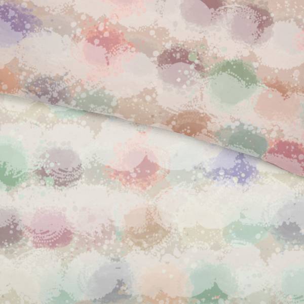 Mako-Satin-Bettwäsche Bukoi Mako-Satin - Bunt - 135 x 200 cm + Kissen 80 x 80 cm