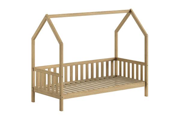 Houten huisbed Cabane eikenhout - zonder