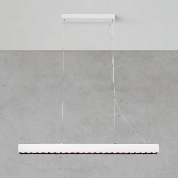 Hanglamp Plano ijzer/aluminium - wit