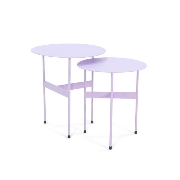 Table d'appoint Mira Low - 40 cm Lilas