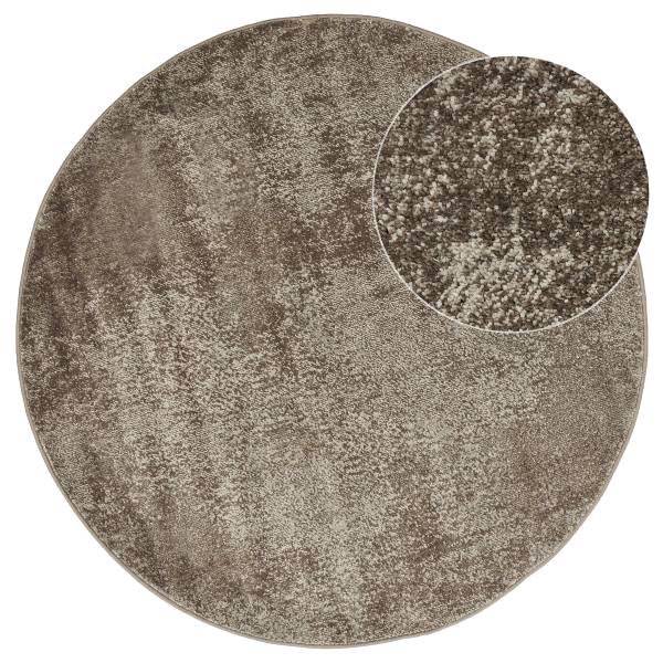 Tapis à poils ras Luna Type B Rond Tissu tissé
