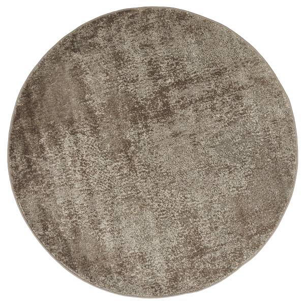 Tapis à poils ras Luna Type B Rond Tissu tissé
