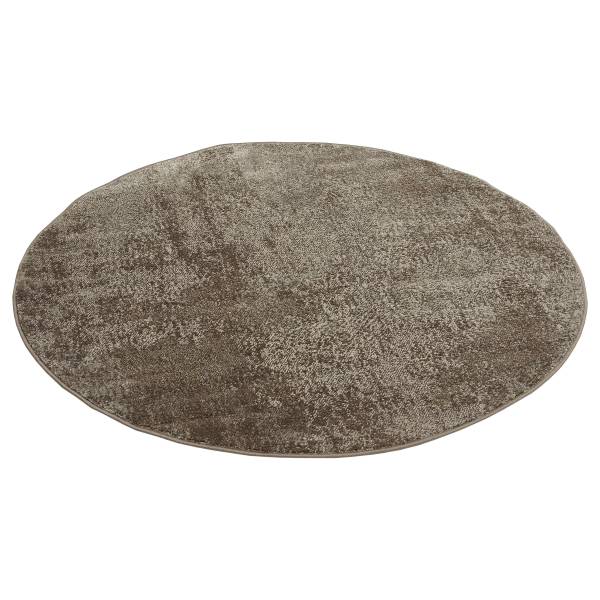 Tapis à poils ras Luna Type B Rond Tissu tissé