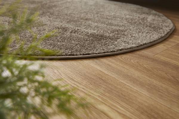 Tapis à poils ras Luna Type B Rond Tissu tissé