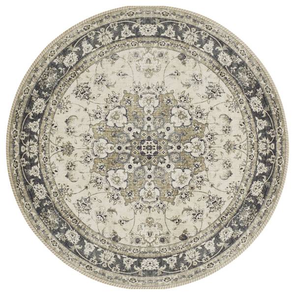 Tapis à poils ras Prima II Rond Tissu tissé