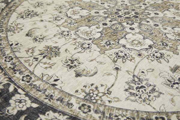 Tapis à poils ras Prima II Rond Tissu tissé