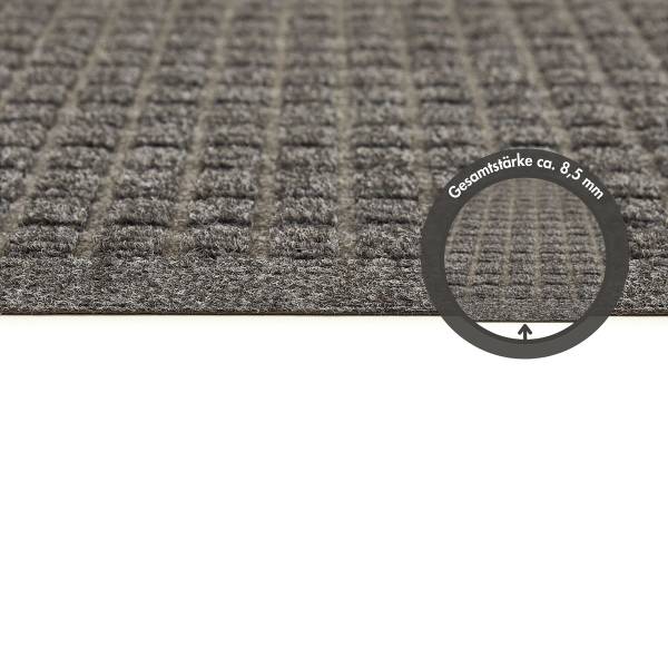Tapis d'entrée Kenora Polyester - Gris