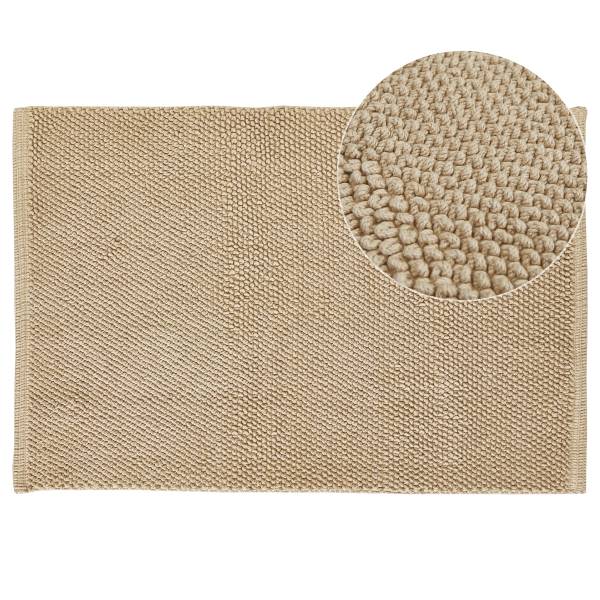 Tapis de bain Atlanta Tissu tissé - Beige