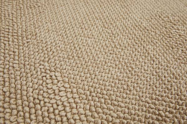 Tapis de bain Atlanta Tissu tissé - Beige
