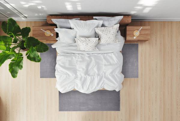 Bettumrandung Arezzo Polyester - Anthrazit