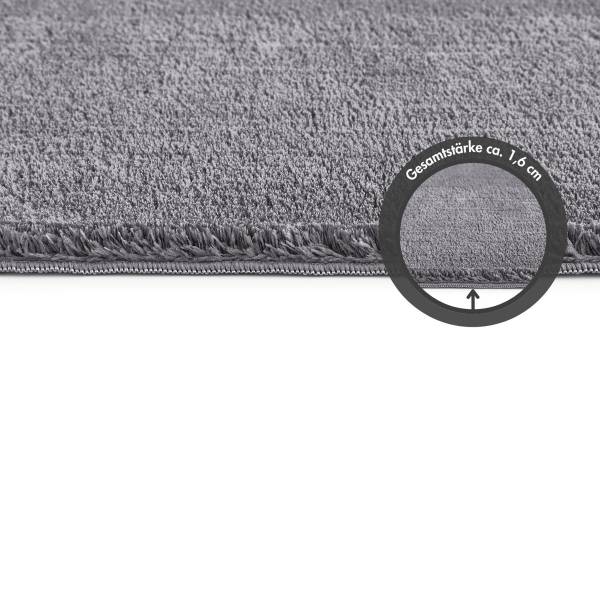 Bettumrandung Arezzo Polyester - Anthrazit