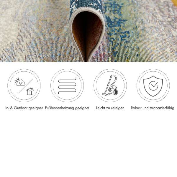 Outdoorteppich Portland Webstoff - 160 x 235 cm