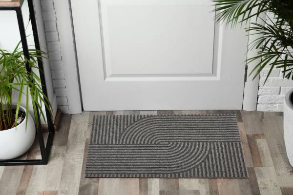 Tapis d'entrée Yukon Polyester - Gris foncé - 40 x 60 cm